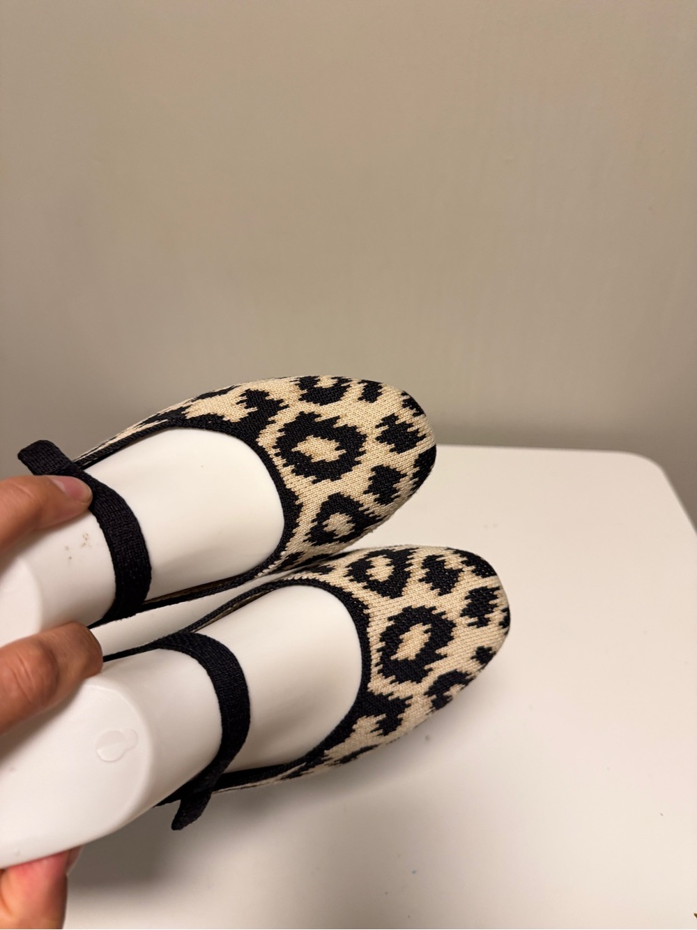 Rothys The Max Square Mary Jane Ballet Flats Animal Print Women’s US 8 - Picture 7 of 9